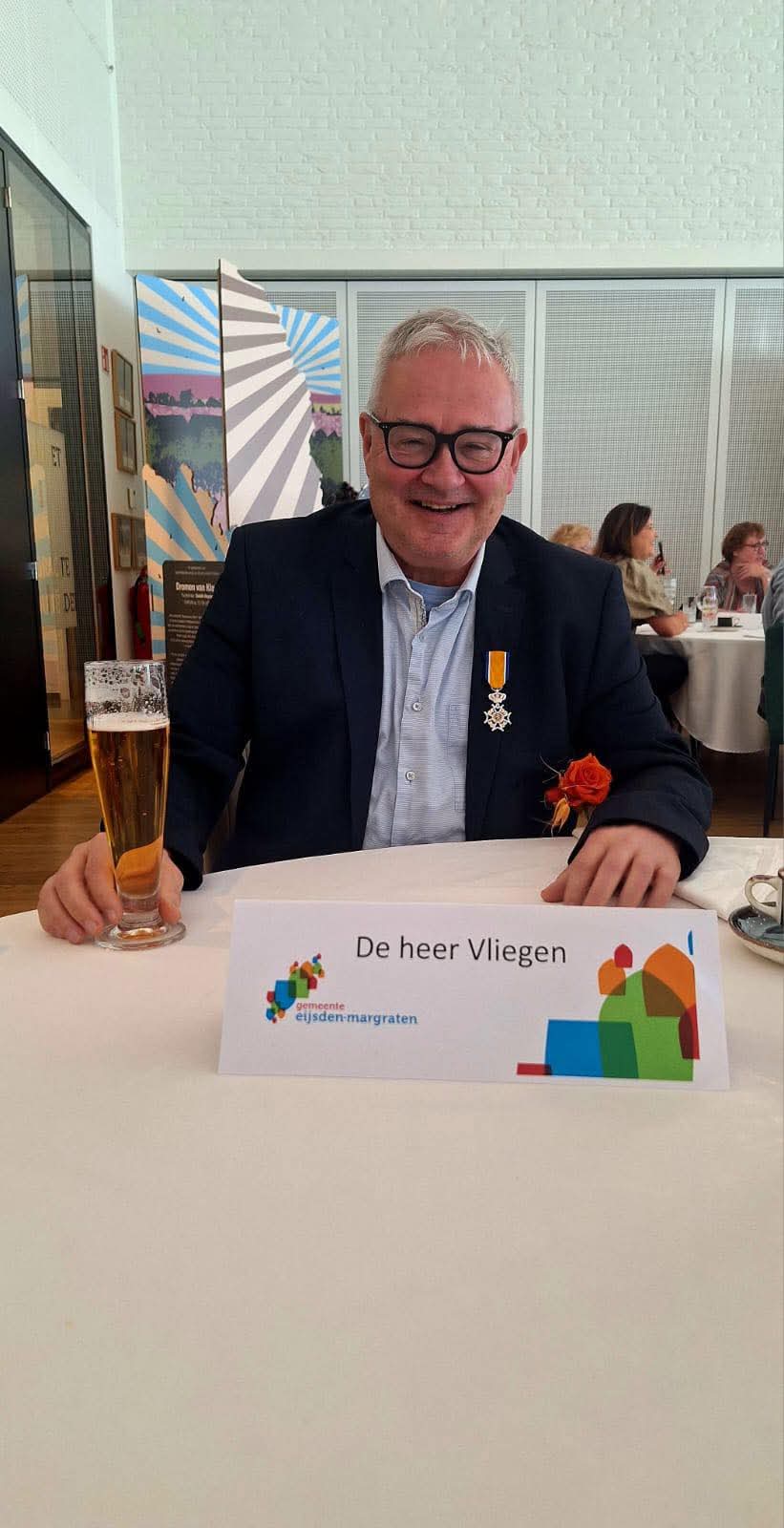 Koninklijke onderscheiding Ruud Vliegen